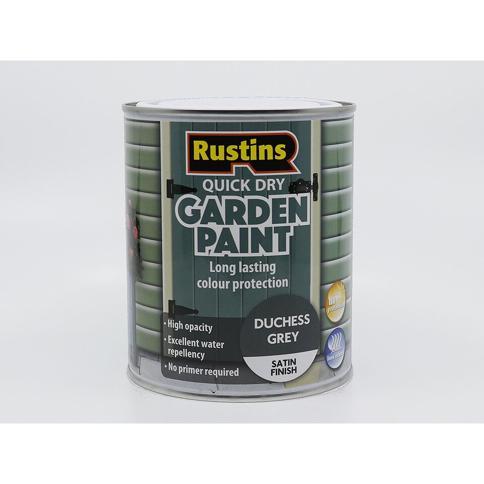 Rustins Garden Paint Duchess Grey 750ml GAPDG750